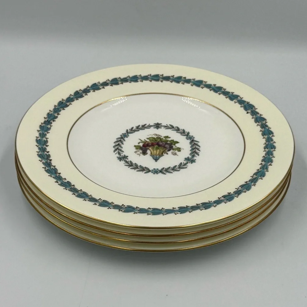 Vintage Wedgwood Appledore Bone China Salad Plates